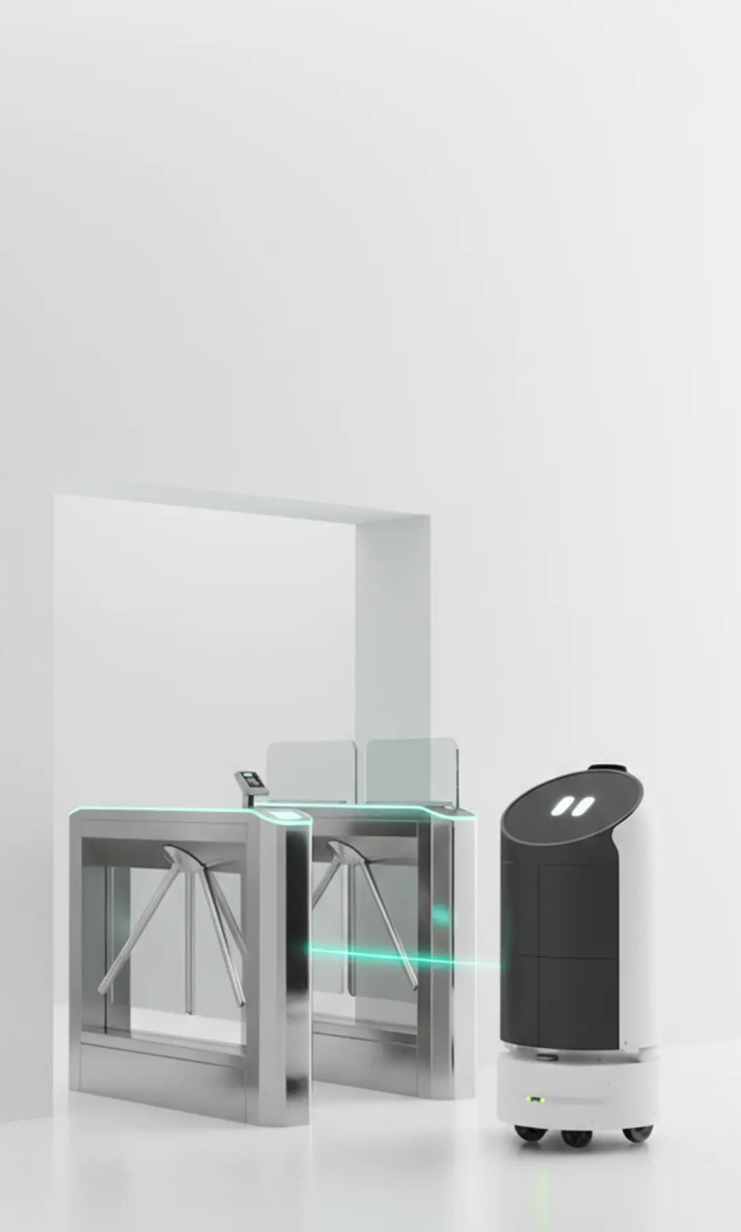 Speedy Courier IoT Turnstile Interaction