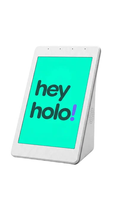 HeyHolo Go touch and voice desktop assistant