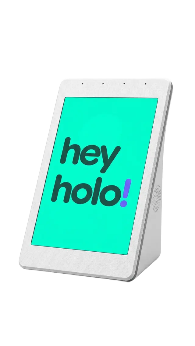 HeyHolo Go touch and voice desktop assistant